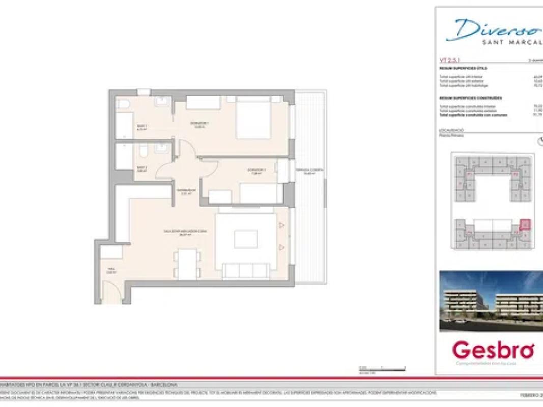 Venta de piso en Avenida Cordova, 5, Cerdanyola del Vallès
photo 1