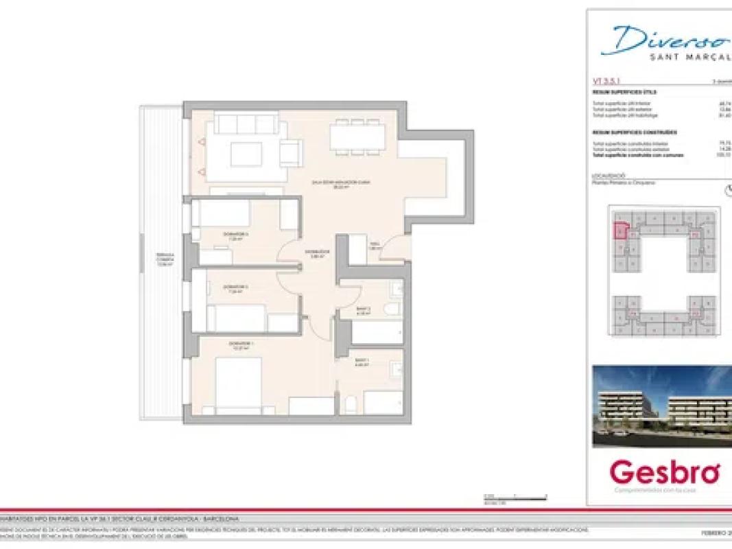 Venta de piso en Avenida Cordova, 5, Cerdanyola del Vallès
photo 1