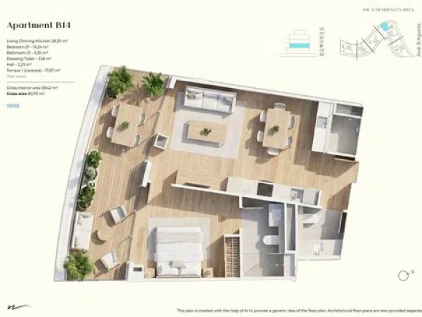 Sale of flat in Avenida 8 de agosto, 12, Ibiza
thumbnail 1