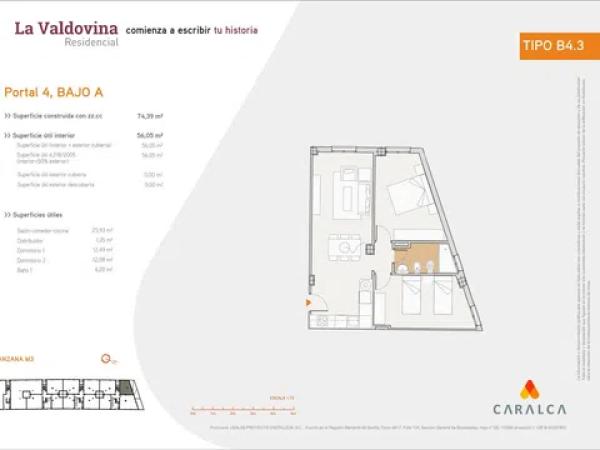 Продажа квартиры на Urb. la Valdovina Vía 6, 46, Кастильеха-де-ла-Куэста
photo 1