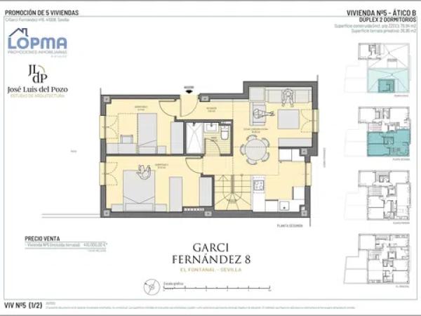 Дуплекс на продажу в Calle Garci Fernández, 8, Севилья thumbnail 1