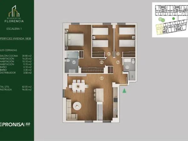 Venta de piso en Avenida Zaragoza 25, 29, Utebo
photo 1