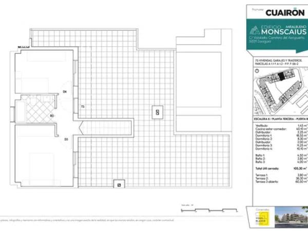 Penthouse for sale at Calle Vistabella, 146, Zaragoza thumbnail 1