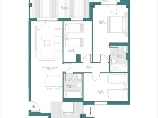 Sale of flat in Calle Fuente de Neptuno s/n, Zaragoza
 photo 3