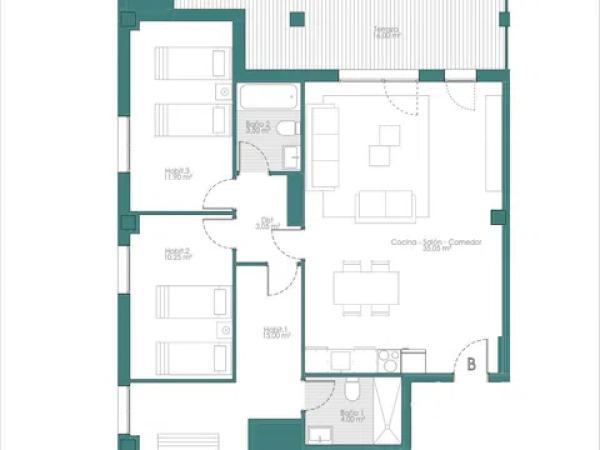 Sale of flat in Calle Fuente de Neptuno s/n, Zaragoza
 photo 4