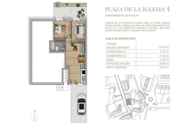 Sale of flat in Plaza de la Iglesia, 4, Villalbilla photo 3