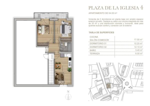 Sale of flat in Plaza de la Iglesia, 4, Villalbilla
 photo 2