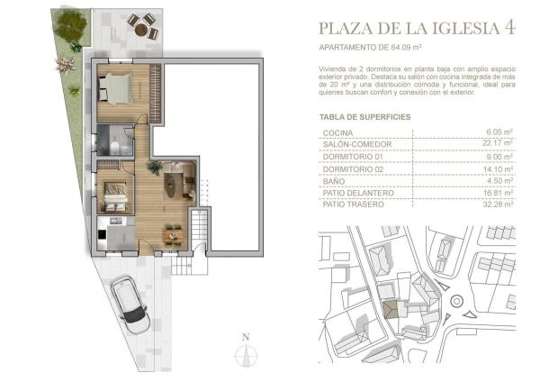 Sale of flat in Plaza de la Iglesia, 4, Villalbilla photo 3