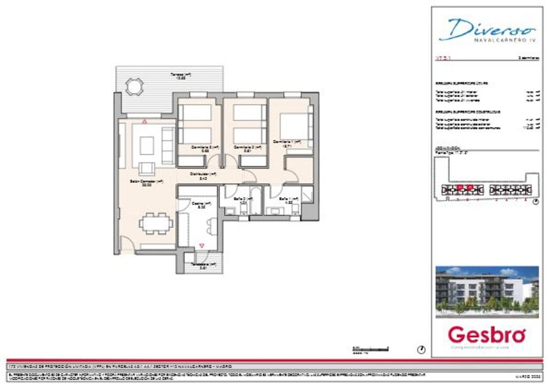 Venta de piso en Avenida del Arroyo Juncal, 20, Navalcarnero
photo 1
