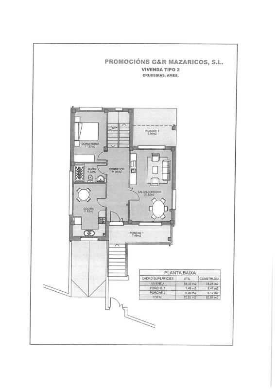 Venta de chalet independiente en Aldea Cruxeiras, 26, Ames
 photo 3