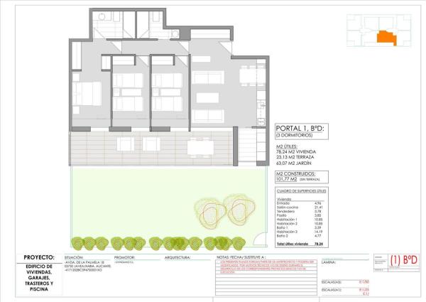 Venta de piso en Avenida de Palmela & Carrer del Tenista David Ferrer s/n, Jávea/Xàbia
 photo 4