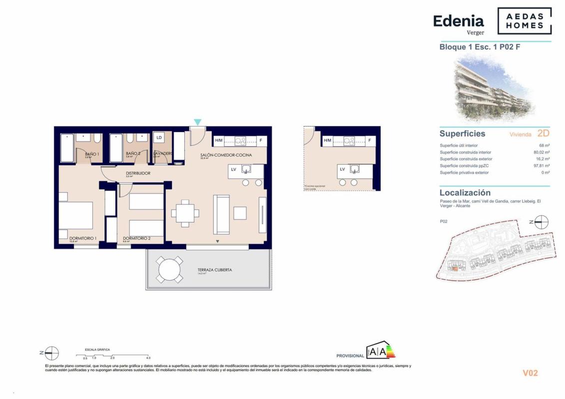 Sale of apartment in Paseo de la Mar, 6, El Verger
photo 1