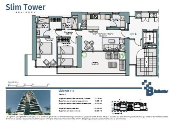 Sale of flat in Calle Doctor Santiago Ramón y Cajal, 7, Benidorm
 photo