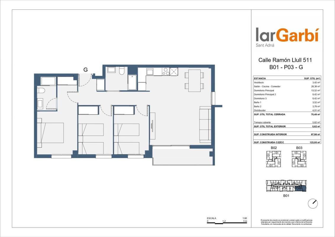 Sale of apartment in Ramón Llull, 511, Sant Adrià de Besòs
 photo 2