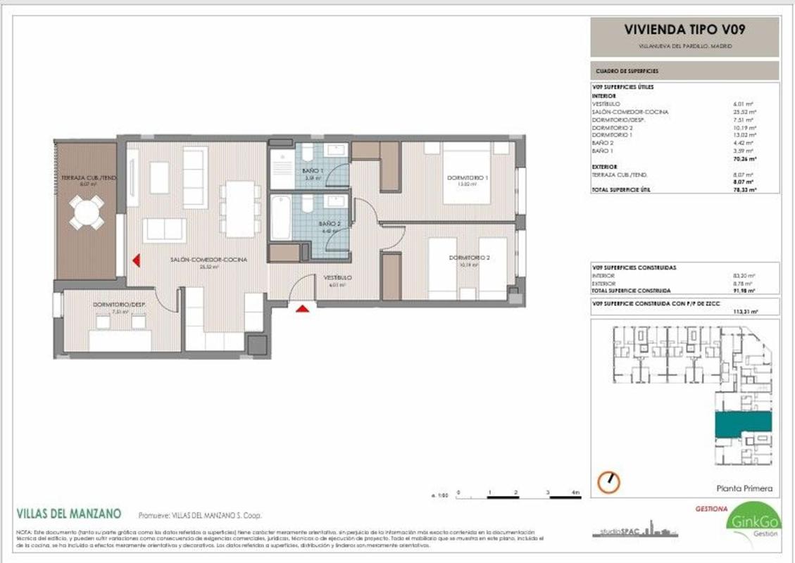 Venta de piso en Calle Pablo Tejera s/n, Villanueva del Pardillo
photo 3