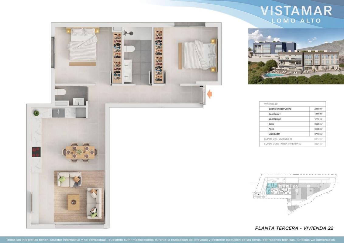 Продажа квартиры на Calle Bouganvilla, 15, Канделярия
 photo 5