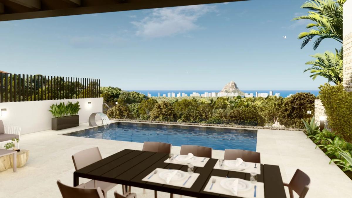 Obra nueva Chalet pareado en calle Colina del Sol, 1 en Calpe (Revista) photo 2