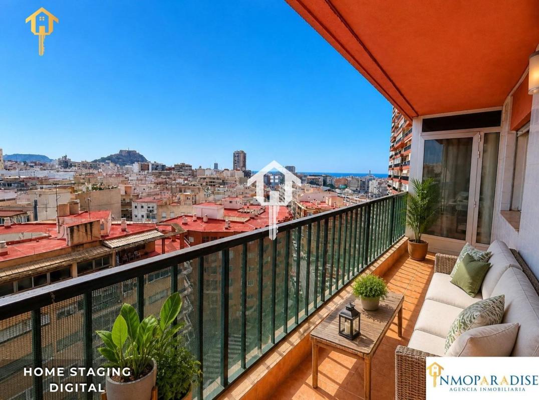 Venta de piso en Glorieta Poeta Vicente Mójica, Alicante / Alacant
photo 1