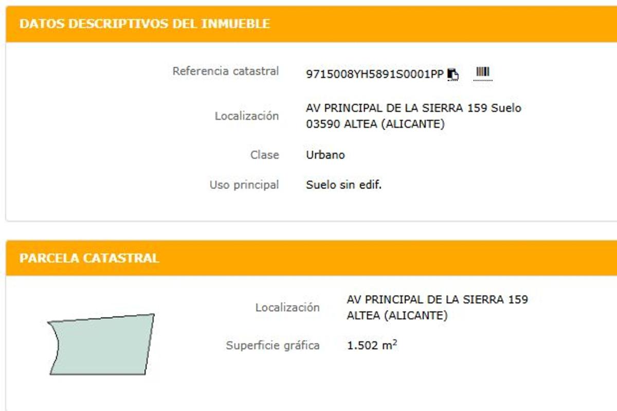 Terreno en venta en Altea, Alicante photo 4