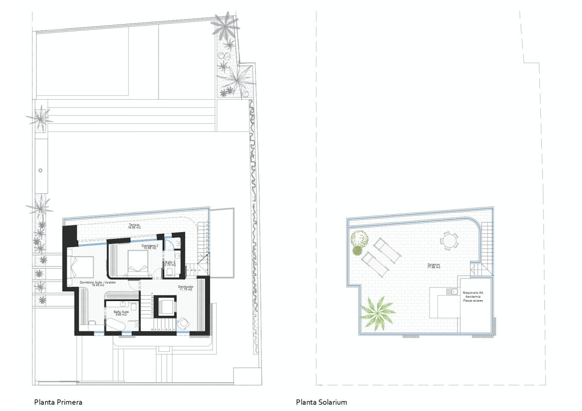 New construction Villa Infinity Mare in Cape Palos plan 1
