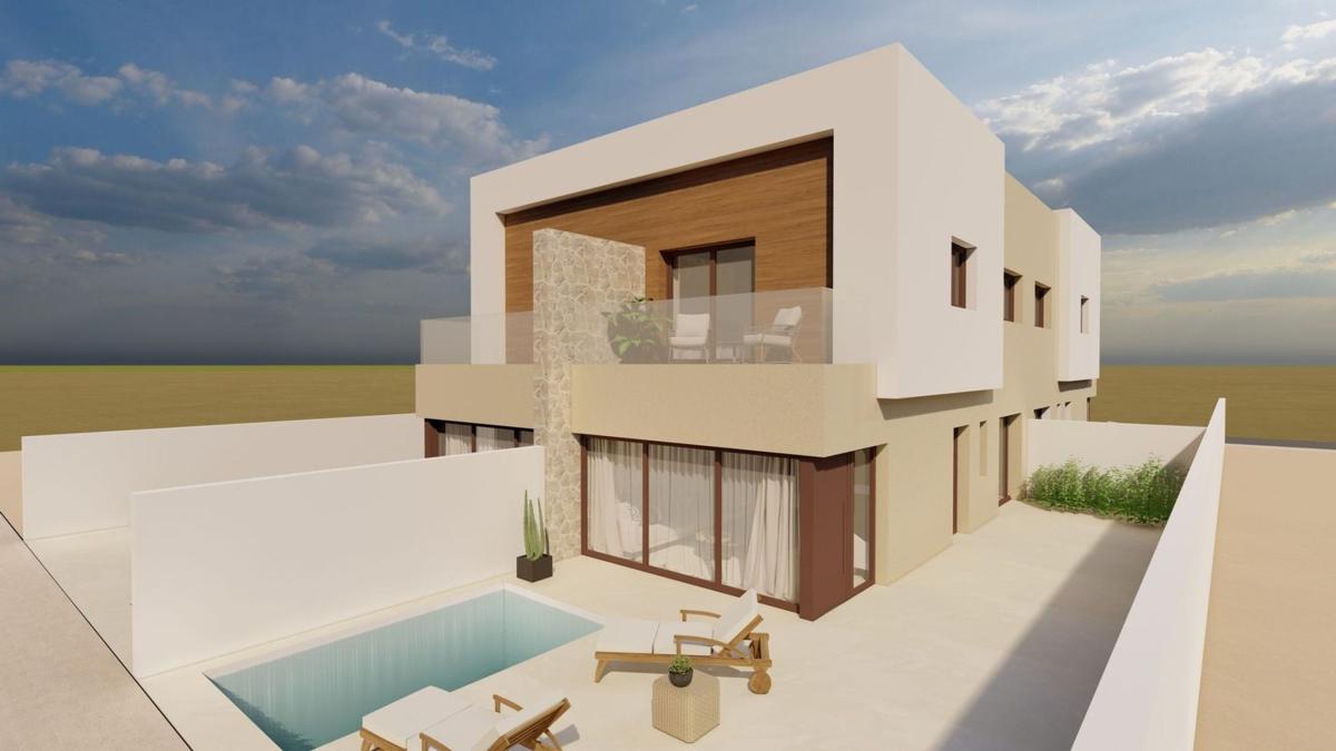 Obra nueva Chalet pareado en Santiago de la Ribera en San Javier (Revista) photo 2