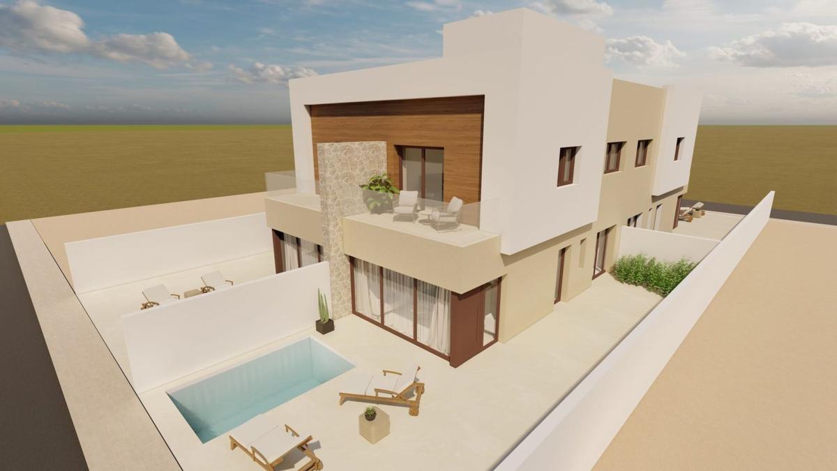 Obra nueva Chalet pareado en Santiago de la Ribera en San Javier (Revista) photo 3