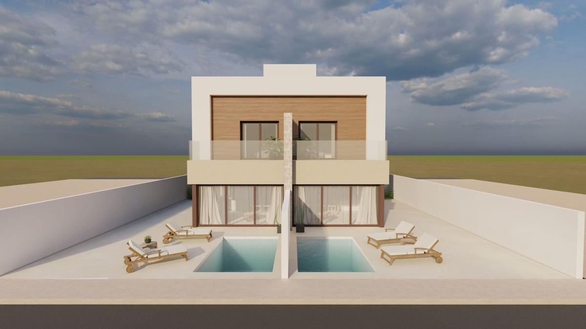 Obra nueva Chalet pareado en Santiago de la Ribera en San Javier (Revista) photo 4