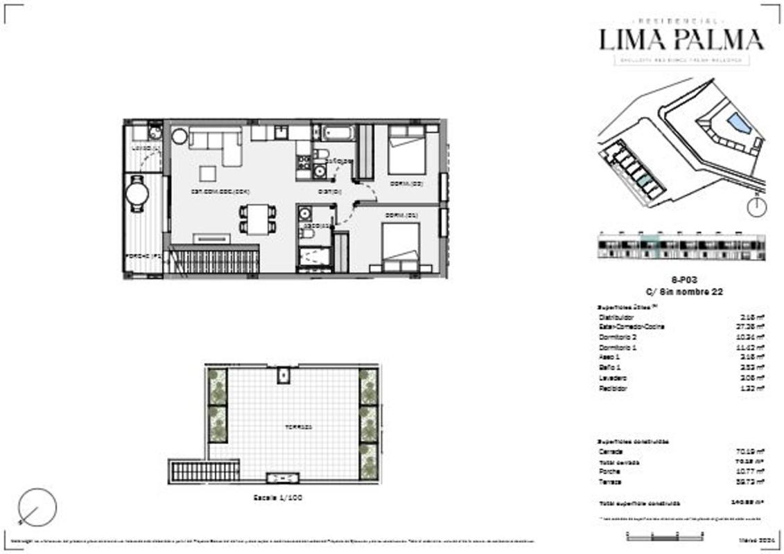 Sale of apartment in Piso en Joan Daurer, 9, Coll d'En Rabassa, Palma de Mallorca, Palma de Mallorca
photo 1