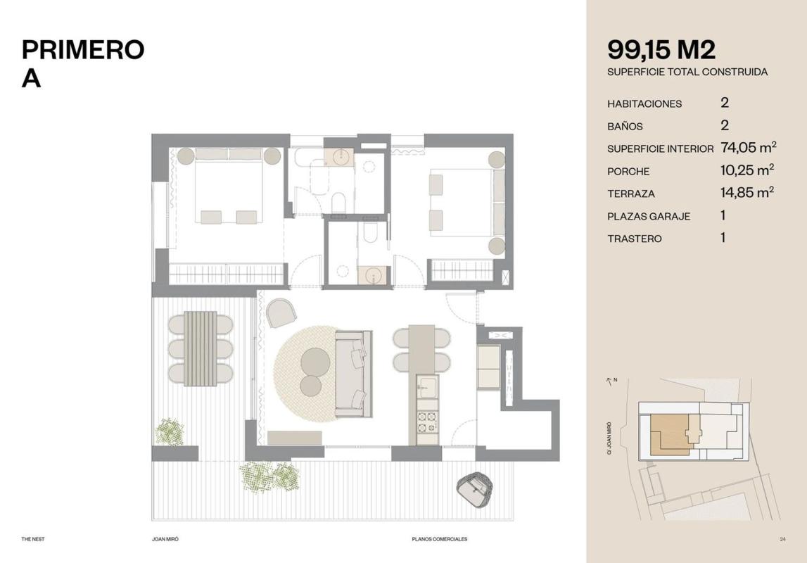 Venta de piso en Piso en Vereda de Joan Miró, 3, Paseo Marítimo, Palma de Mallorca, Palma de Mallorca
photo 1