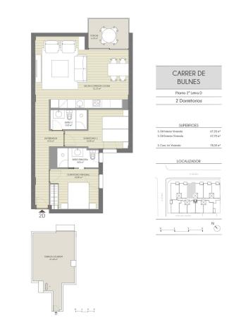 Penthouse for sale at  Ático en Calle Bulnes, 23, El Vivero, Palma de Mallorca, Palma de Mallorca photo 1