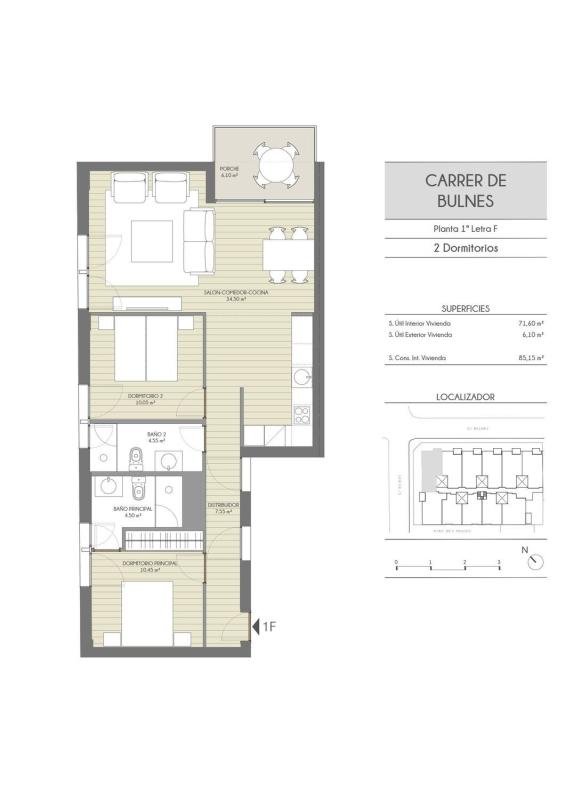 Venta de piso en Piso en Calle Bulnes, 23, El Vivero, Palma de Mallorca, Palma de Mallorca
photo 1