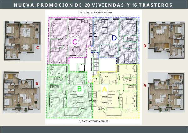 Продажа квартиры на Piso en Calle de San Antonio Abad, 58, Barrio del AVE, Zaragoza, Сарагоса
thumbnail 2