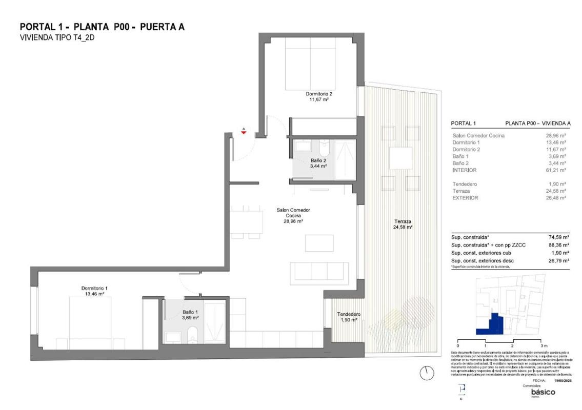 Продажа квартиры на Piso en Avenida de las Fronteras, 9, Noroeste, Torrejón de Ardoz, Торрехон-де-Ардос
 photo 4