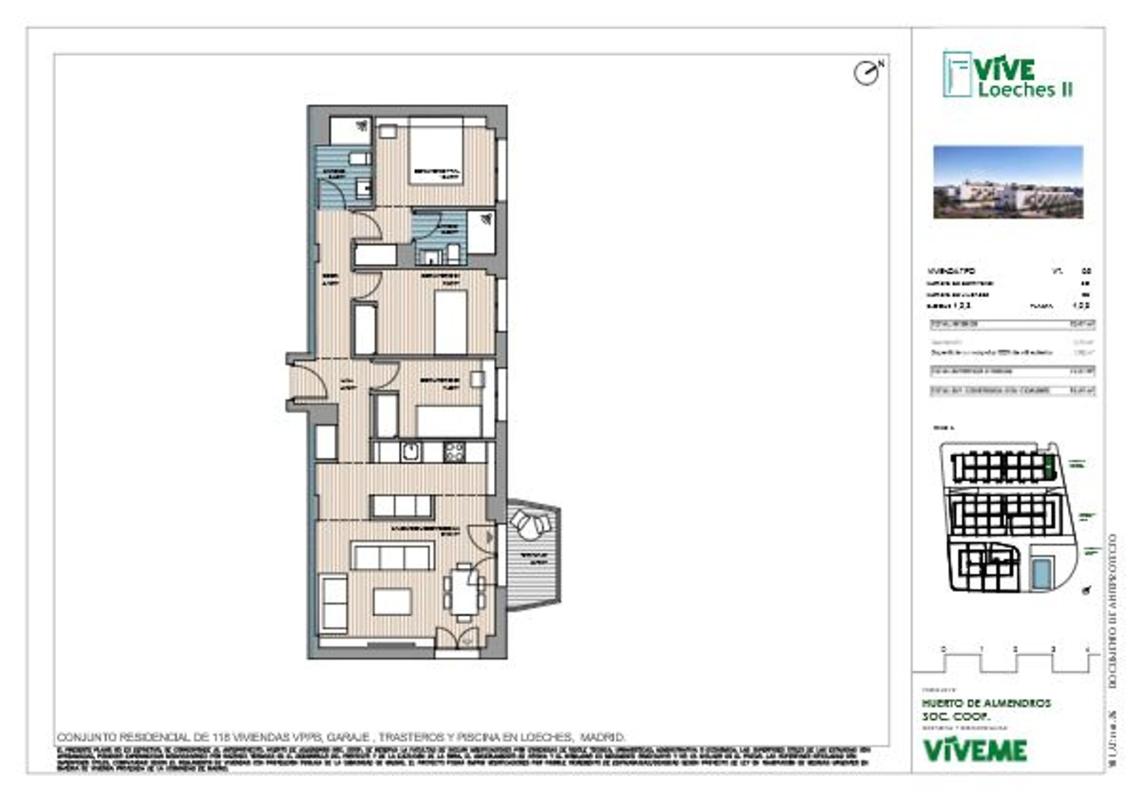 Продажа квартиры на Piso en Avenida del Fresno, 141, Loeches, Лохес
 photo 5