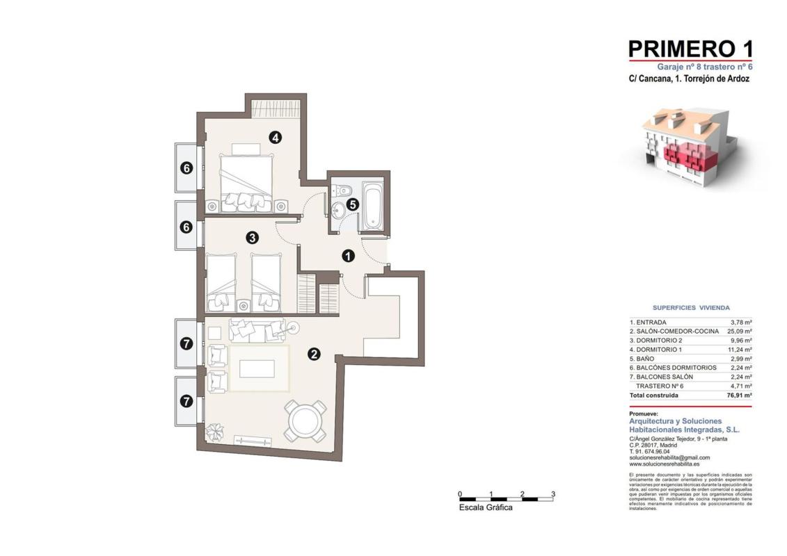 Sale of apartment in Piso en Calle Cancana, 1, Noroeste, Torrejón de Ardoz, Torrejón de Ardoz
 photo 3