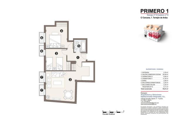 Venta de piso en Piso en Calle Cancana, 1, Noroeste, Torrejón de Ardoz, Torrejón de Ardoz
 photo 3