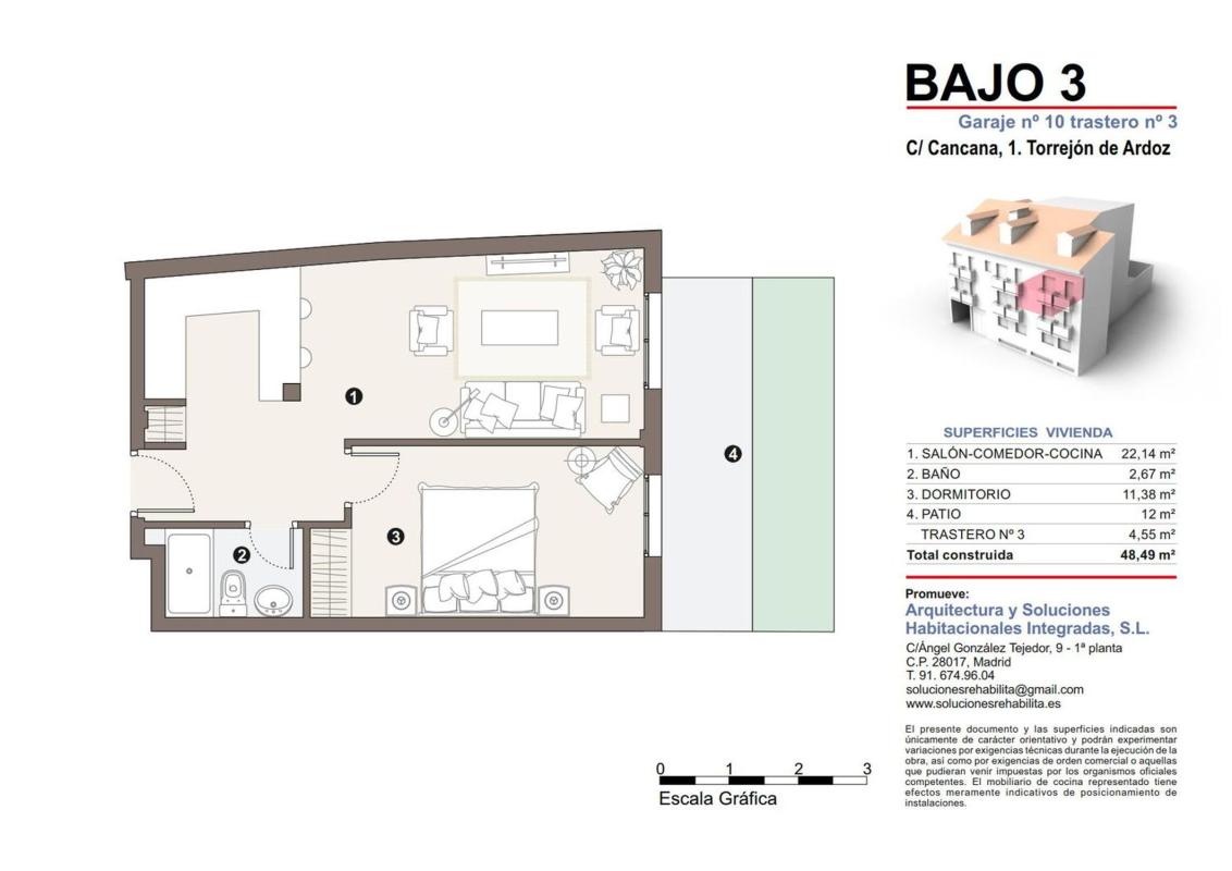 Sale of apartment in Piso en Calle Cancana, 1, Noroeste, Torrejón de Ardoz, Torrejón de Ardoz
 photo 2