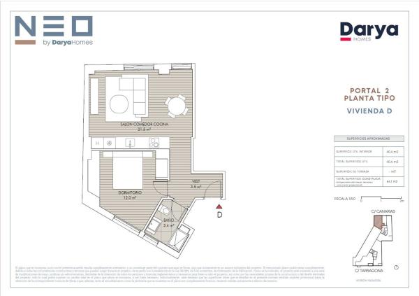 Продажа квартиры на Piso en Tarragona, 1, Palos de la Frontera, Madrid, Мадрид
 photo 1