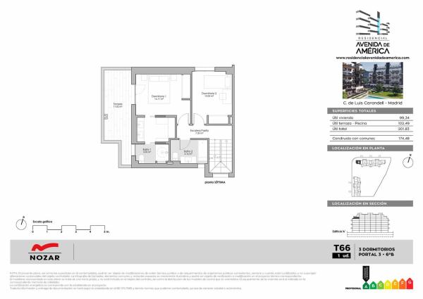 Duplex for sale on Dúplex en Avenida Luis Carandell, 10, Guindalera, Madrid, Madrid thumbnail 2