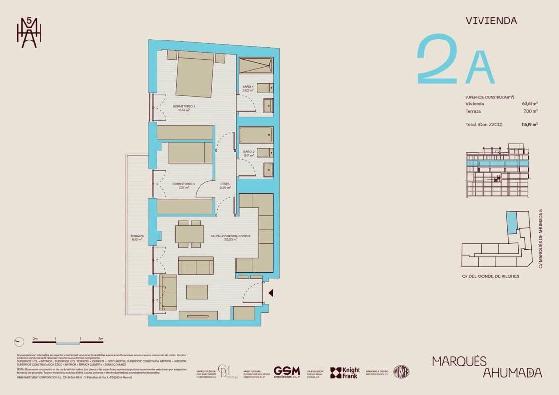 Sprzedaż mieszkania w Piso en Calle del Marqués de Ahumada, 5, Guindalera, Madrid, Madryt
photo 1