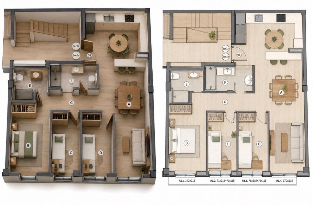Venta de piso en Piso en Calle Sant Damià, 107, Ca n'Anglada, Terrassa, Terrassa
 photo 2