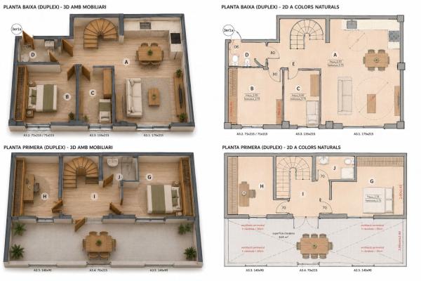 Duplex en venta en Dúplex en Calle Sant Damià, 107, Ca n'Anglada, Terrassa, Terrassa photo 2