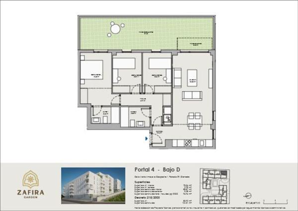 Продажа квартиры на Piso en Calle de María Amaya La Gazpacha, 1, Parque Nueva Granada, Granada, Гранада
 photo 1