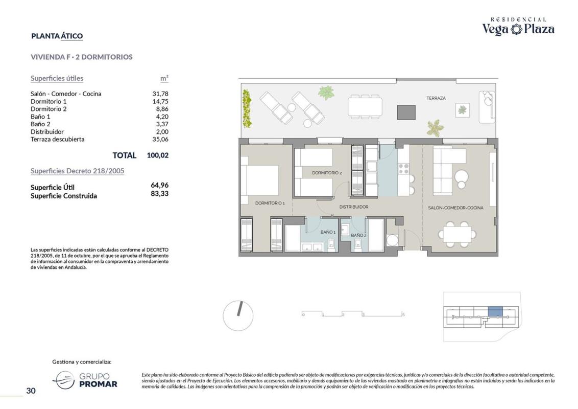 Penthouse sale in Ático en Avenida Alcalde Francisco García Lara, 7, Pulianas, Pulianas photo 1
