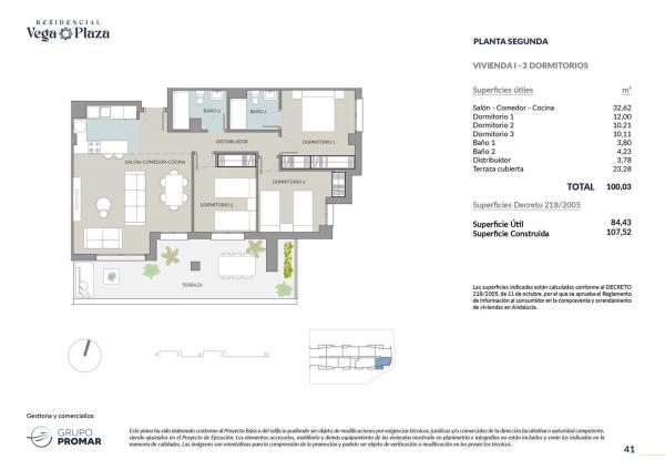 Продажа квартиры на Piso en Avenida Alcalde Francisco García Lara, 7, Pulianas, Пулианас
 photo 1