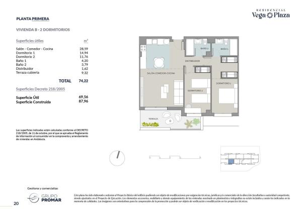 Продажа квартиры на Piso en Avenida Alcalde Francisco García Lara, 7, Pulianas, Пулианас
 photo 1