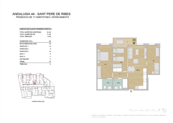 Venta de piso en Piso en Calle d'Andalusia, 44, Les Roquetes, Sant Pere de Ribes, Sant Pere de Ribes
 photo 2