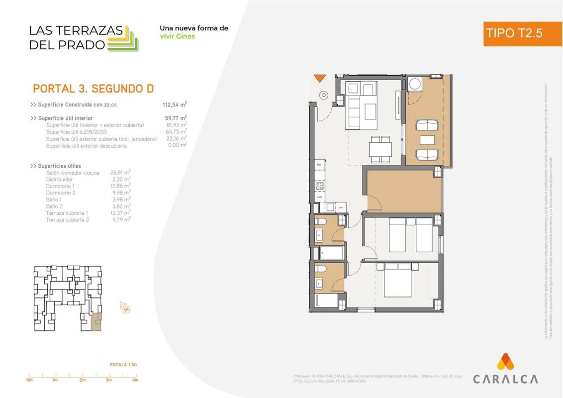 Venta de piso en Piso en Calle Hermanos Vega Olivares, 1, Gines, Gines
photo 2