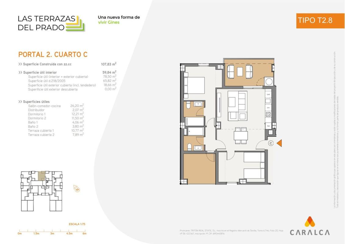 Venta de piso en Piso en Calle Hermanos Vega Olivares, 1, Gines, Gines
 photo 2