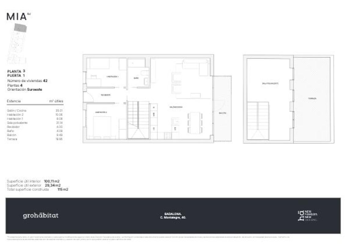 Duplex sale in Dúplex en Calle Montalegre, 40, La Morera, Badalona, Badalona photo 1